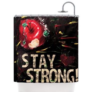 NWT Kess InHouse Alexa Nicole Stay Strong Shower 69x70